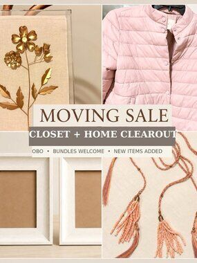 Moving Sale | Closet + Home Clearout | OBO